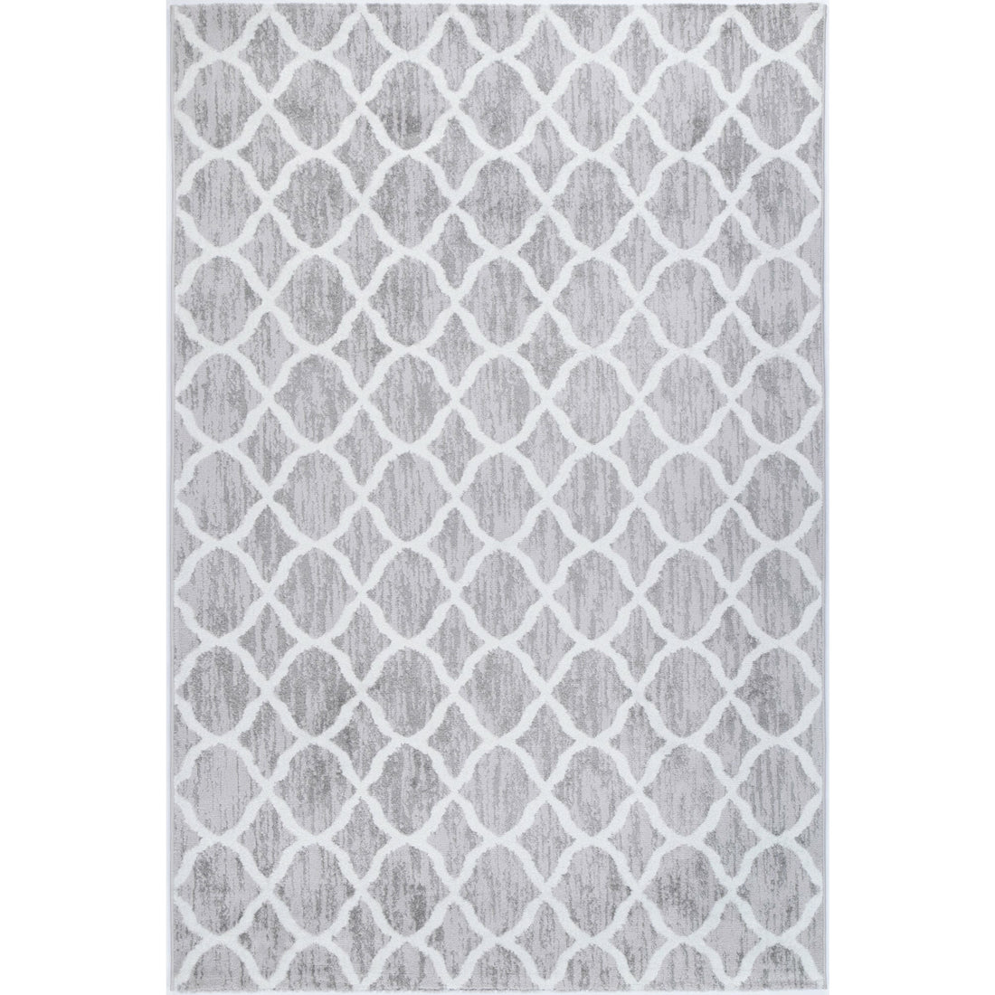 Windjana Lattice Silver Rug 240x330cm