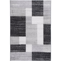 Windjana Abstract Geometric Grey Rug 240x330cm