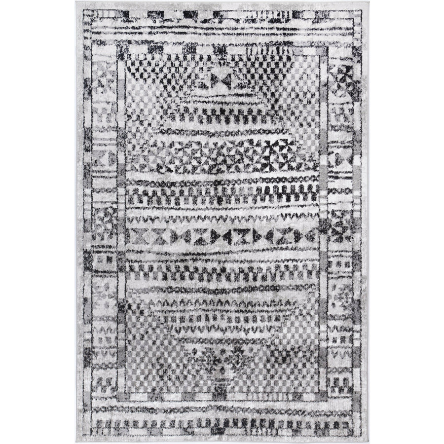 Windjana Tribal Charcoal Rug 240x330cm