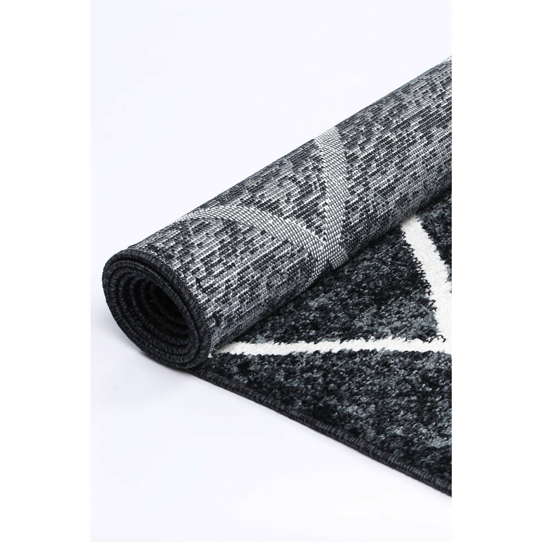 Windjana Diamond Charcoal Rug 80x150cm