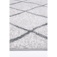 Windjana Diamond Silver Rug 80x150cm