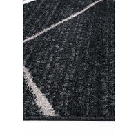 Windjana Abstract Stripe Charcoal Rug 80x150cm