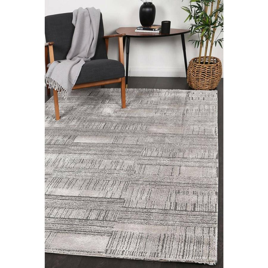 Verve Grey Brick Rug 160x230cm