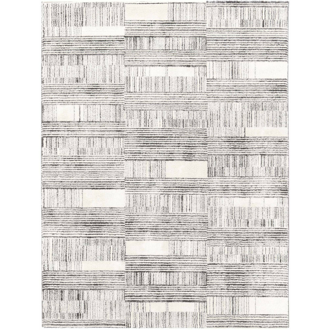 Verve Light Grey Brick Rug 160x230cm