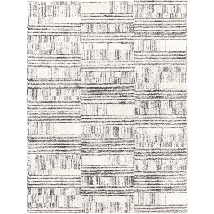 Verve Light Grey Brick Rug 160x230cm