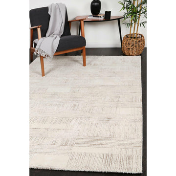 Verve Cream Brick Rug 200x290cm