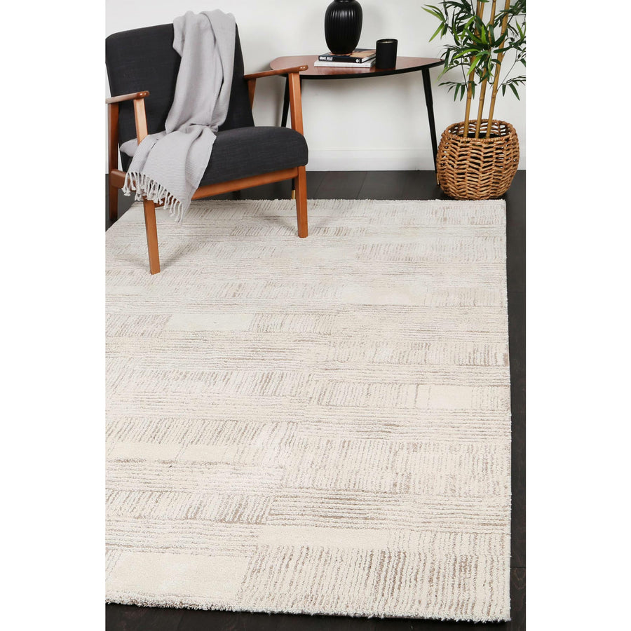 Verve Cream Brick Rug 200x290cm