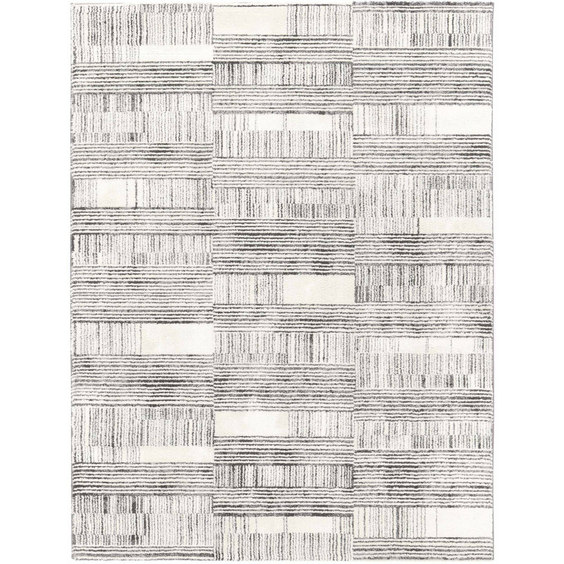 Verve Light Grey Brick Rug 200x290cm