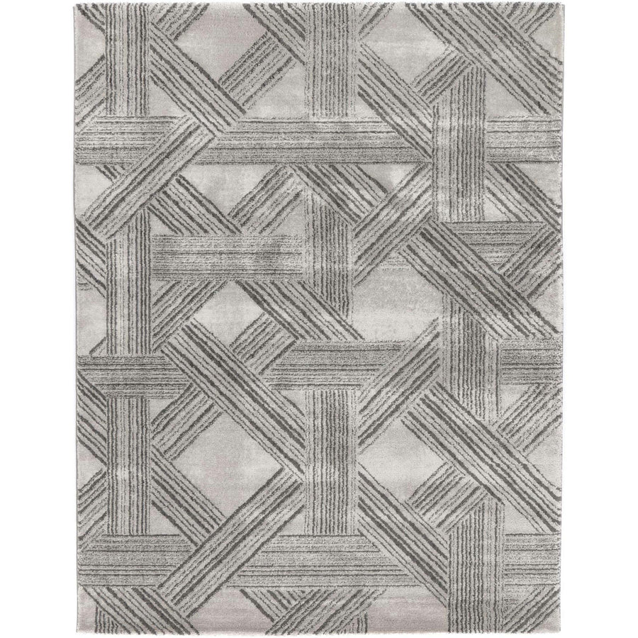 Verve Grey Geometric Rug 200x290cm