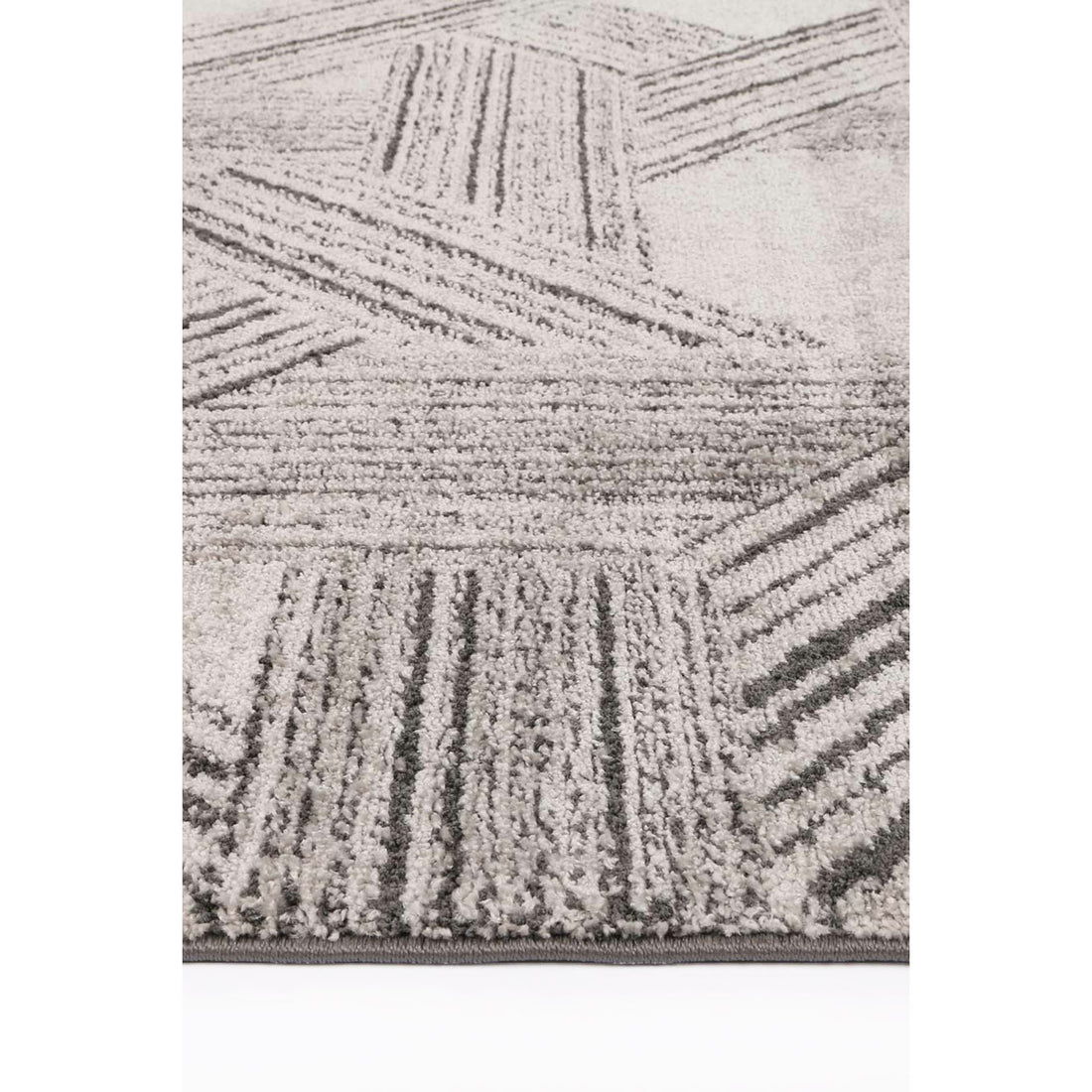 Verve Grey Geometric Rug 200x290cm