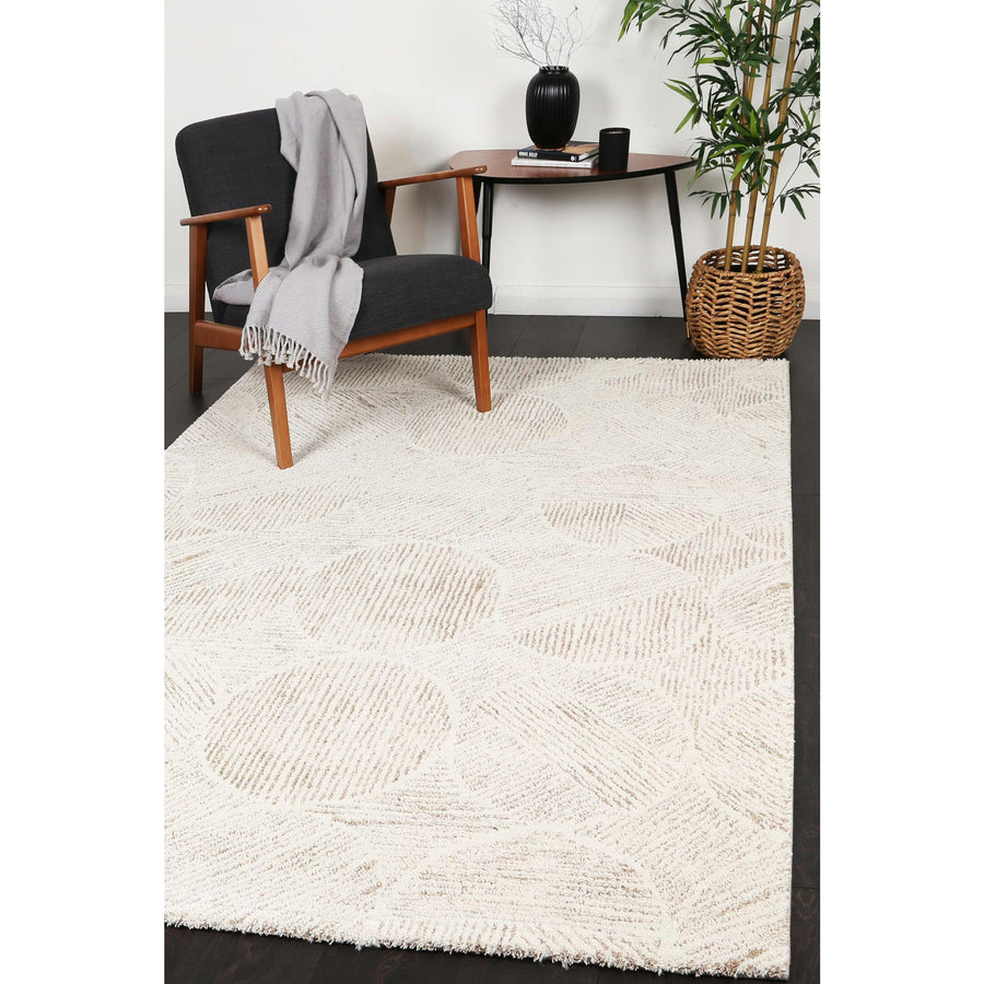 Verve Cream Geometric Rug 240x330cm