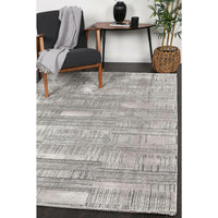 Verve Grey Brick Rug 80x300cm