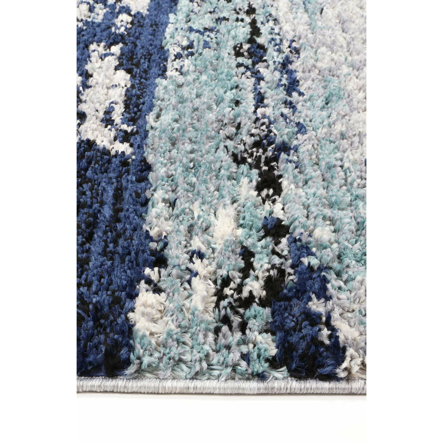 Myk Navy Blue Abstract Rug 160x230 cm