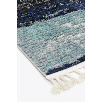 Myk Navy Blue Abstract Rug 240x330 cm