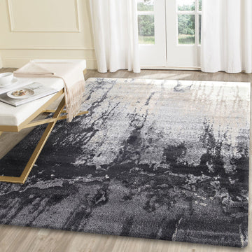 Morisot Grey and Beige Abstract Rug 120x160cm