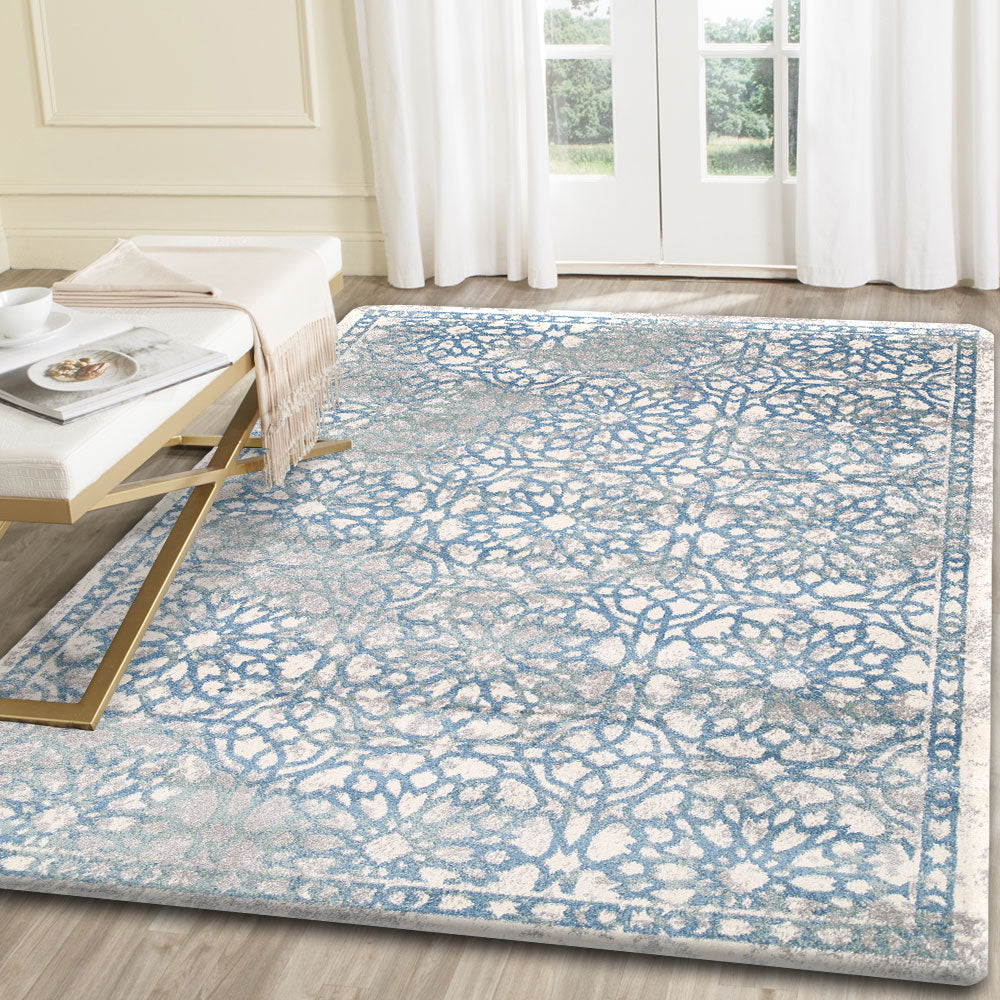 Morisot Blue Demask Rug 120x160cm