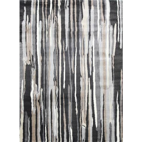 Morisot Dark Brown Vertical Stripes Rug 160x220cm