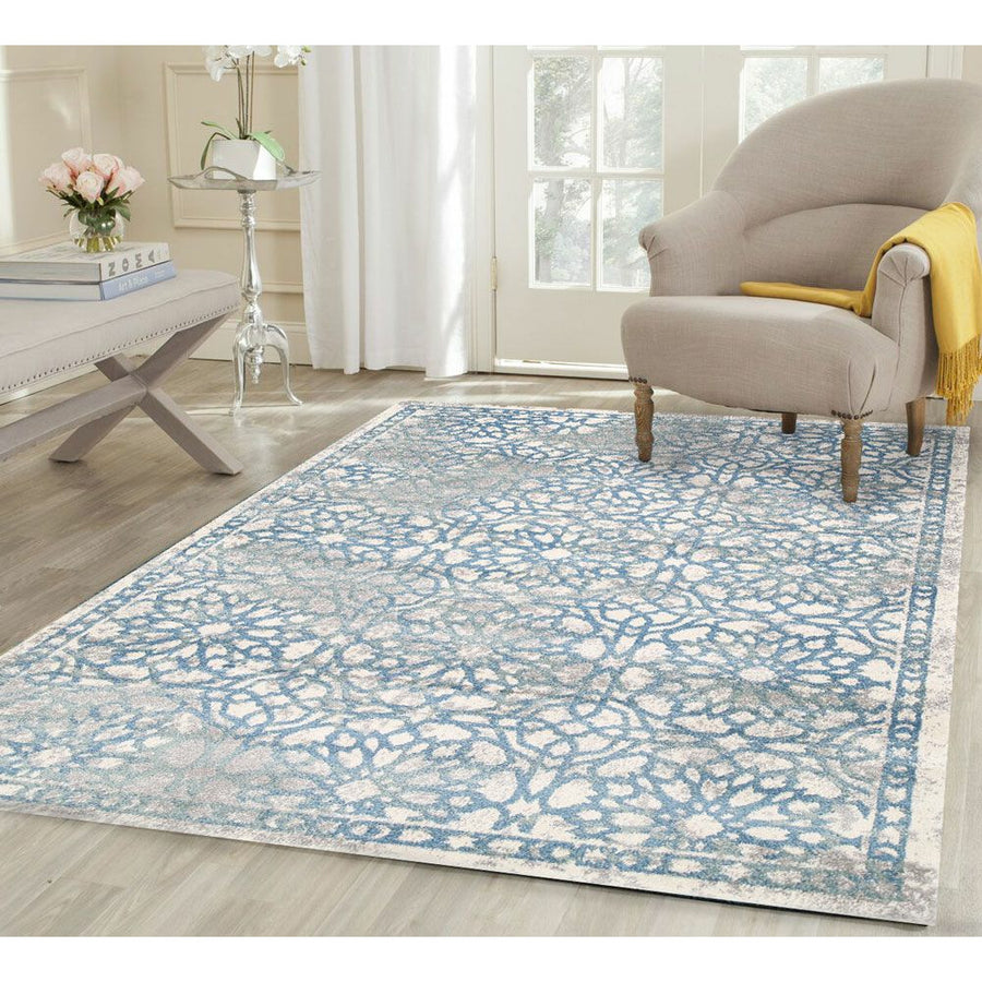 Morisot Blue Demask Rug 160x220cm