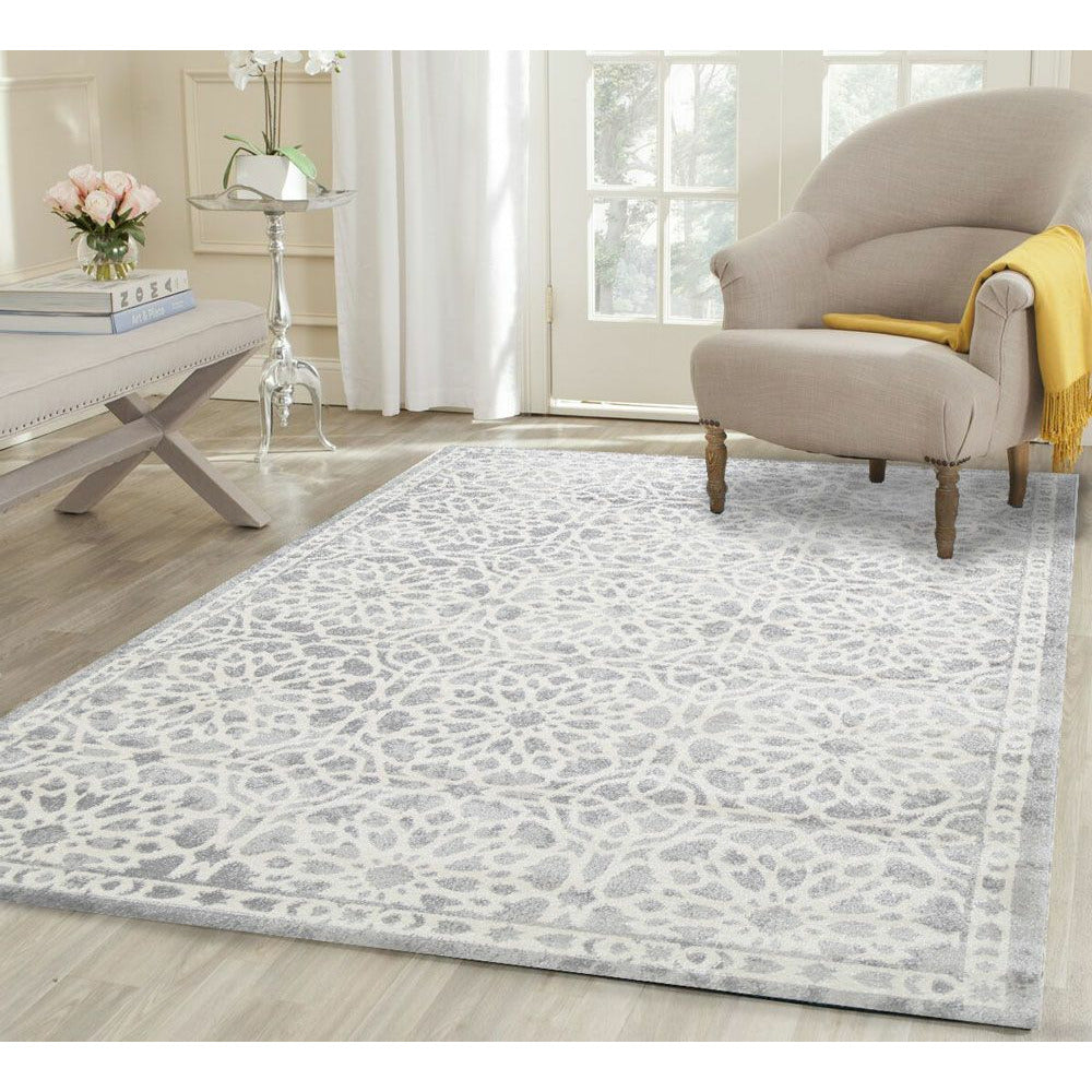 Morisot Grey Demask Rug 160x220cm