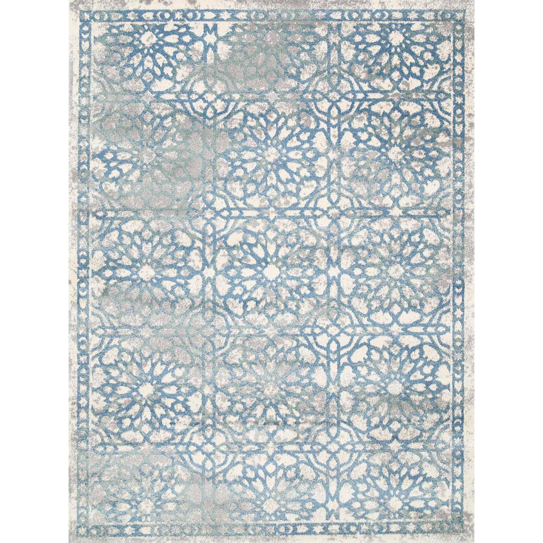 Morisot Blue Demask Rug 200x290cm