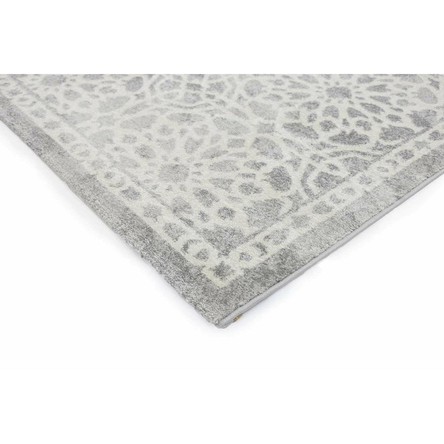 Morisot Grey Demask Rug 200x290cm