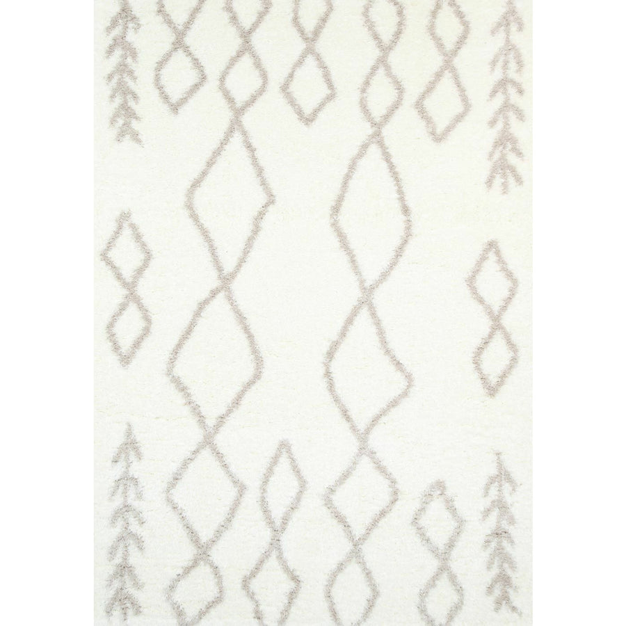 Moroccan Cream and Beige Tribal Rug 160X230cm