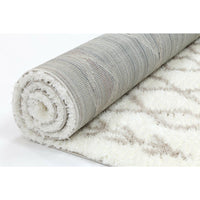 Moroccan Cream and Beige Tribal Rug 160X230cm