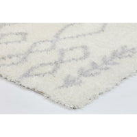 Moroccan Cream and Silver Tribal Rug 160X230cm