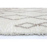 Moroccan Cream and Beige Tribal Rug 200X290cm