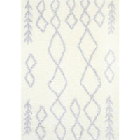 Moroccan Cream and Silver Tribal Rug 200X290cm