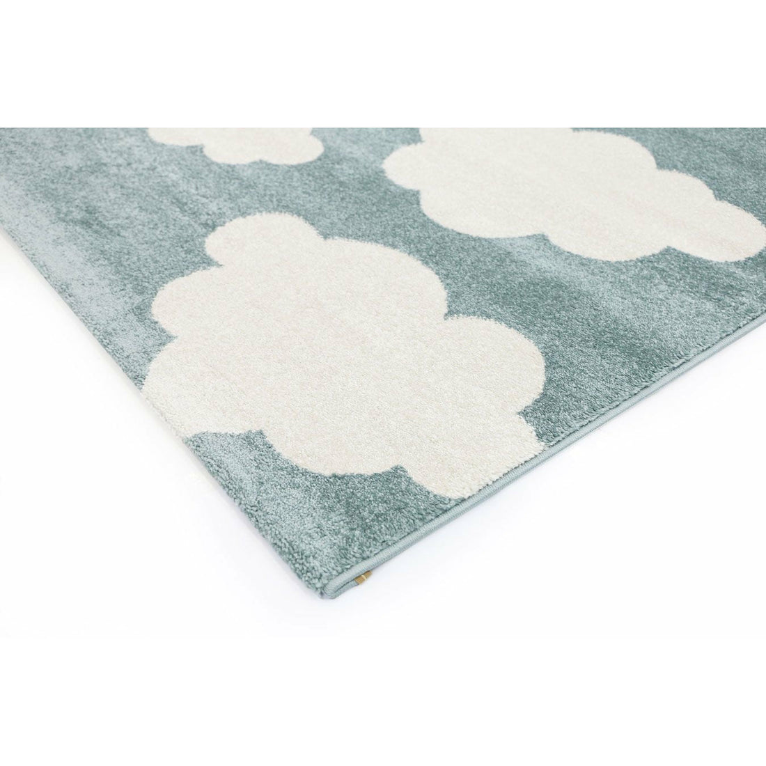 Piccolo  Aqua White Cloud Kids Rug 160x230cm