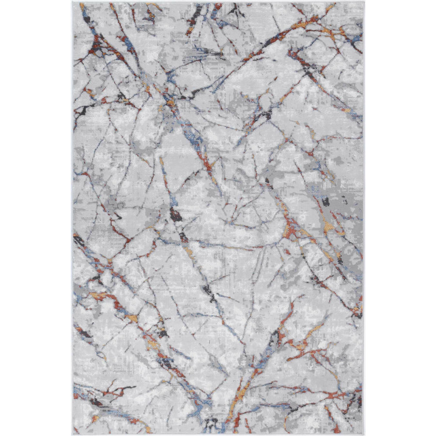 Isaiah Grey Multi Marble Rug 120x170cm