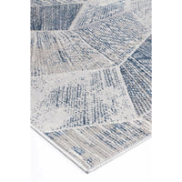 Isaiah Grey Blue Tiled Geometric Rug 120x170cm