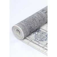 Ligures Grey White Rug 200X290cm