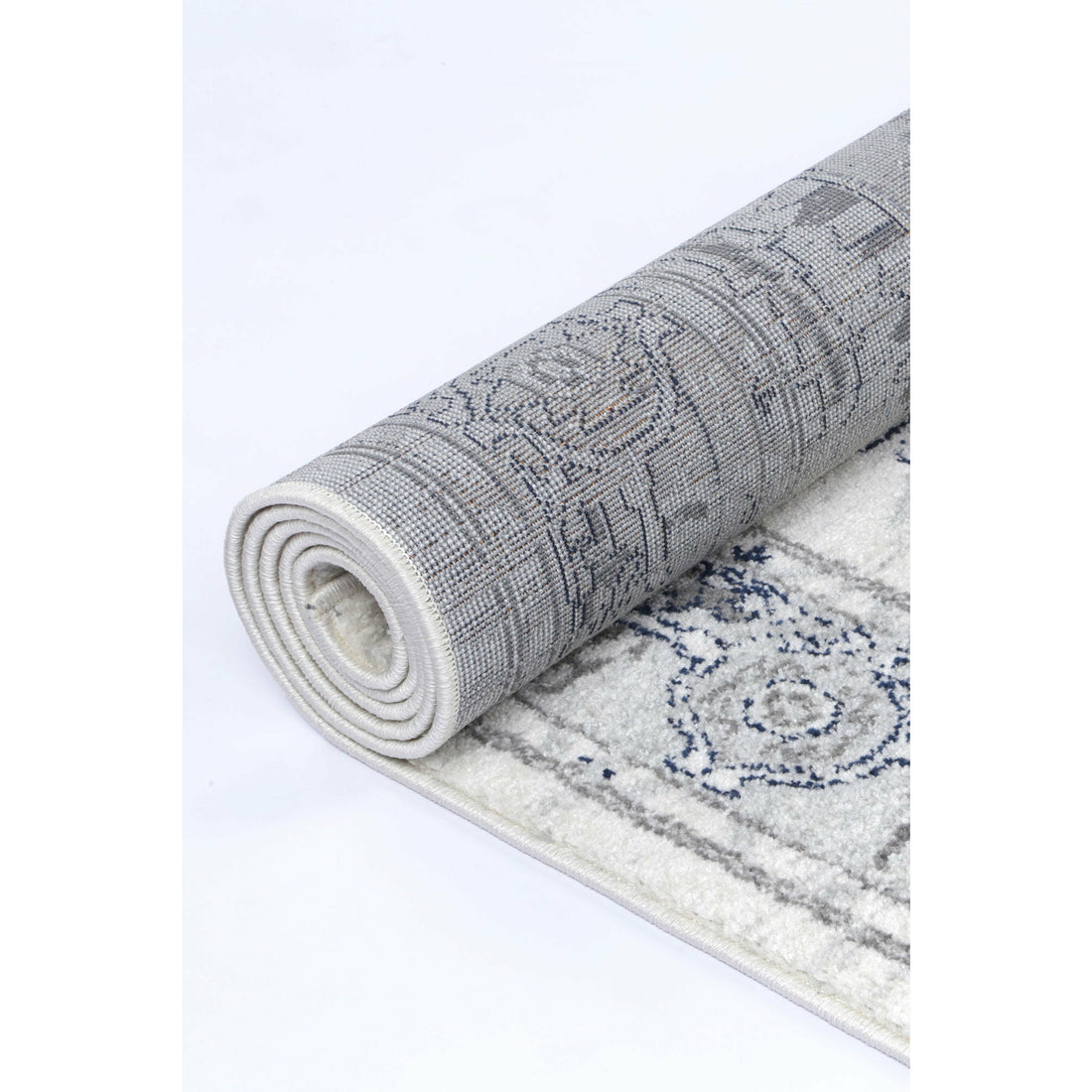 Ligures Grey White Rug 80X300cm