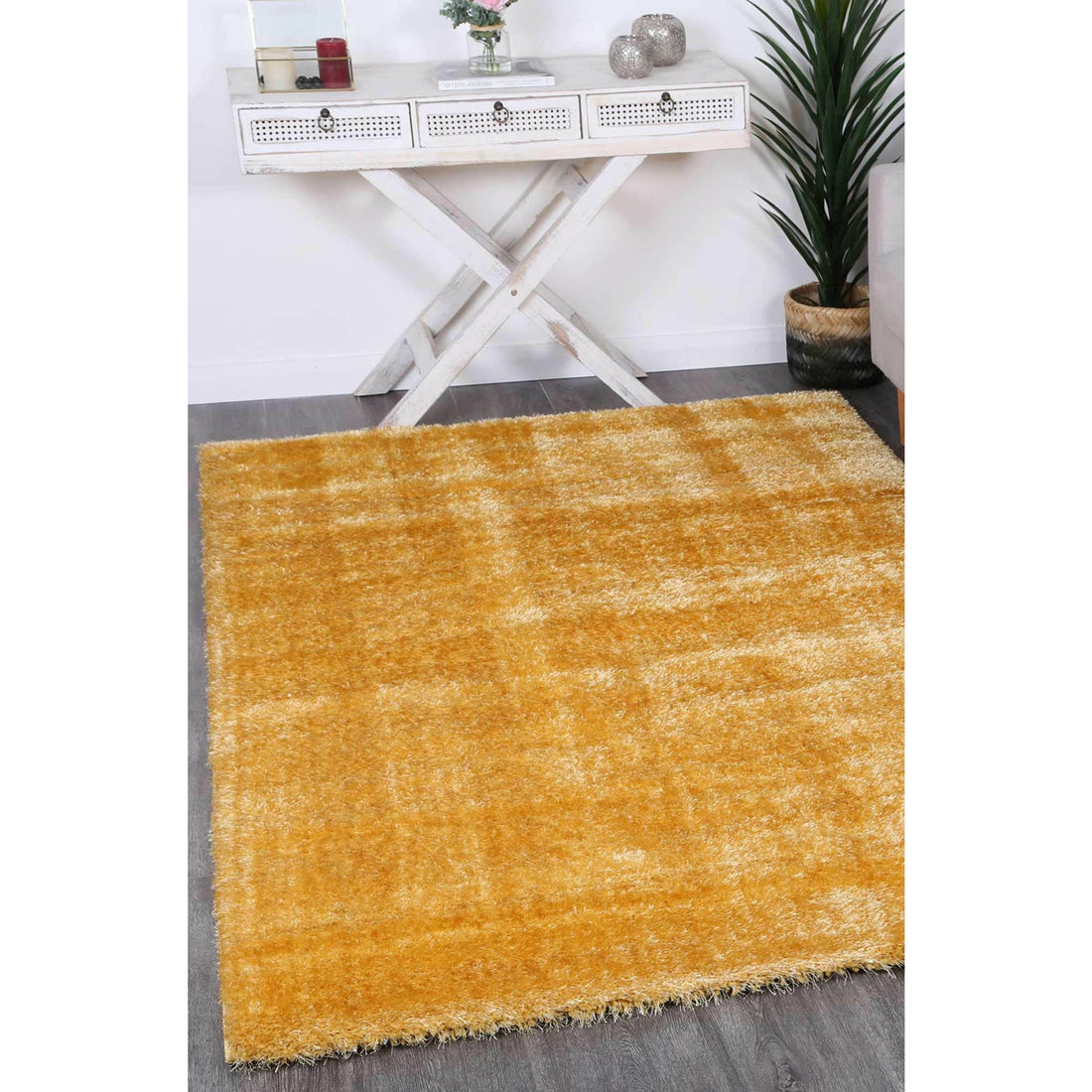 Puffy Soft Shaggy Mustard Yellow 160x230 cm