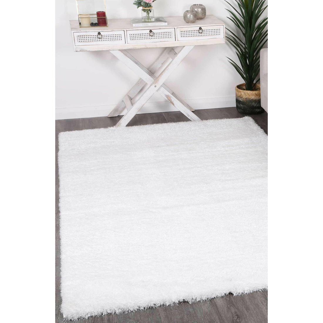 Puffy Soft Shaggy White 160x230 cm