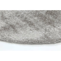 Puffy Soft Shaggy Round Rug Grey 160x160 cm Round