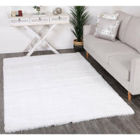 Puffy Soft Shaggy White 200x290 cm