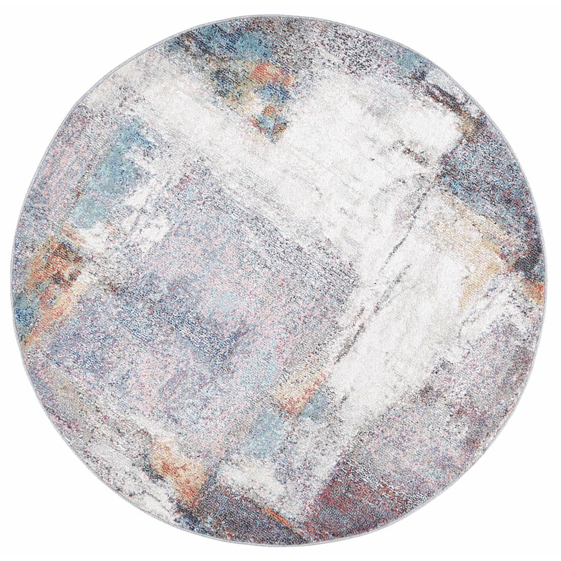 Aveza Abstract Grey Rug 160x160cm