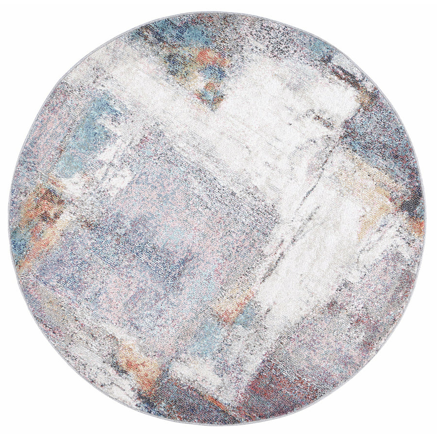 Aveza Abstract Grey Rug 160x160cm