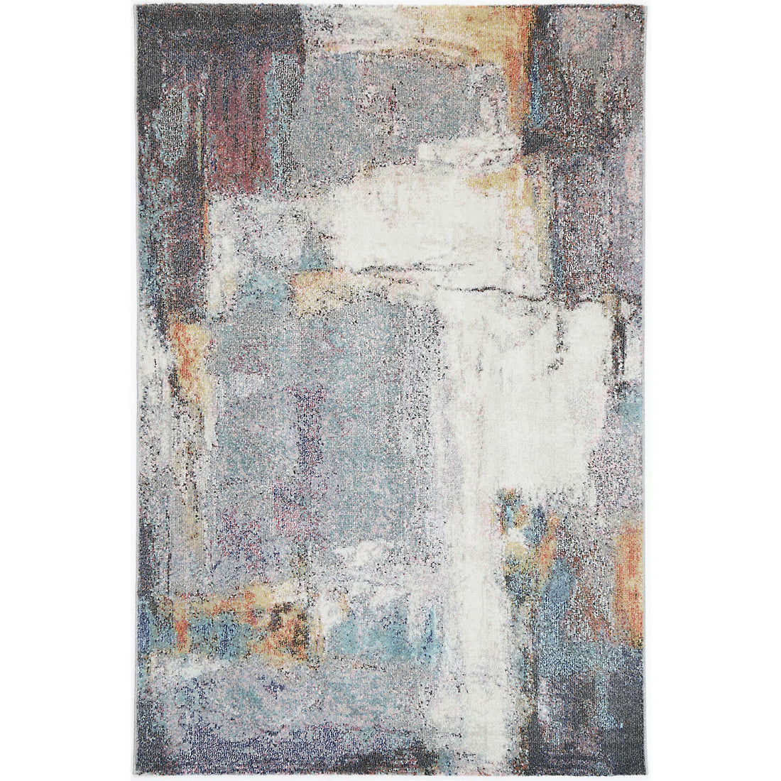 Aveza Abstract Grey Rug 160x160cm