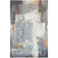 Aveza Abstract Grey Rug 80x300 cm