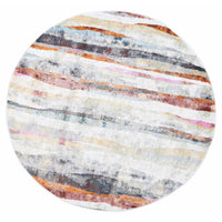 Windsor Modern Multi Round Rug 160x160cm