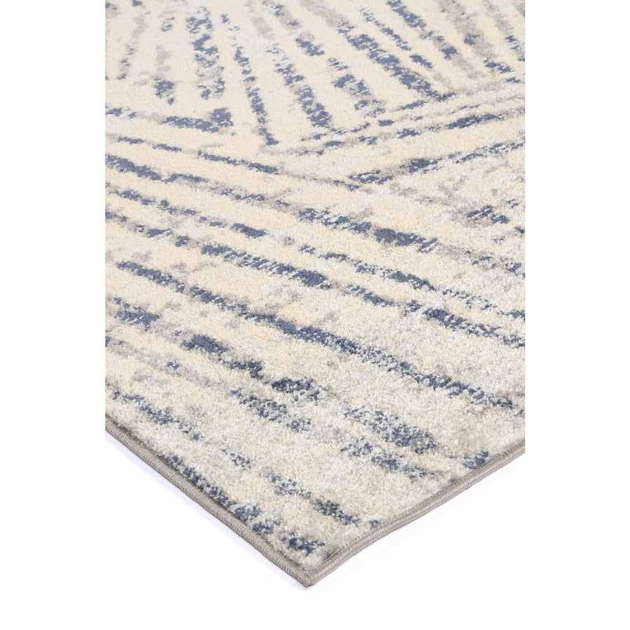 Palermo Vallo Grey Blue Rug 160x230cm