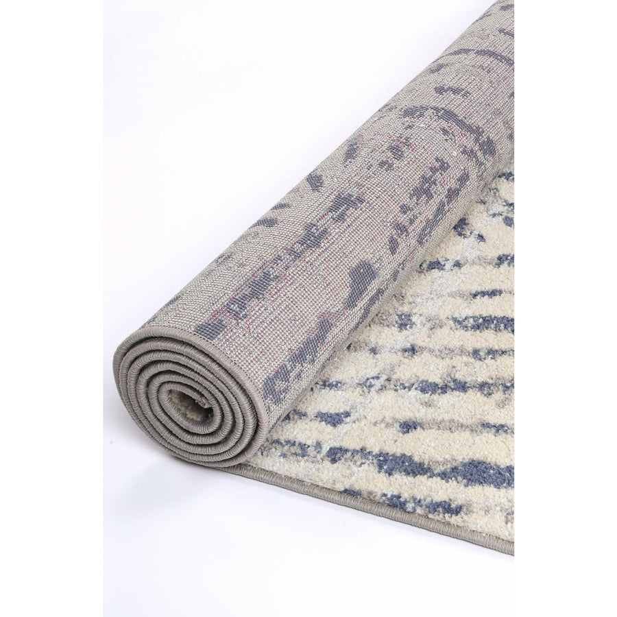 Palermo Vallo Grey Blue Rug 160x230cm