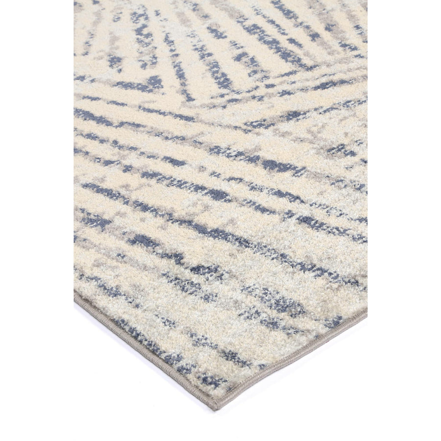 Palermo Vallo Grey Blue Rug 200x290cm