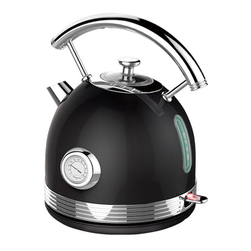 PHILEX 1.7 Black Electric Kettle Boiler Stainless Steel Retro