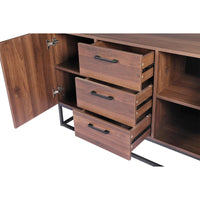120cm Wooden TV Cabinet Entertainment Unit Stand Storage Shelf Cupboard Organiser