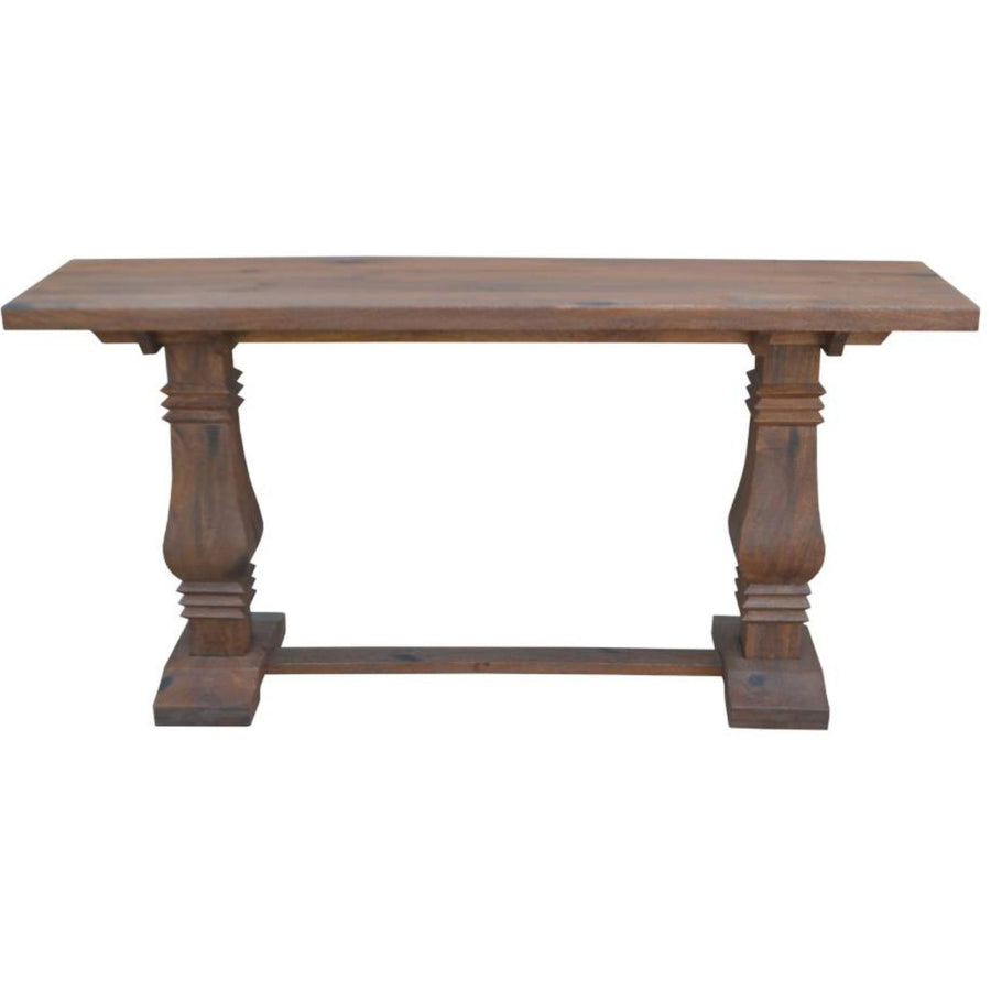 Florence Console Hall Entrance Table 160cm Pedestal Timber French Provincial